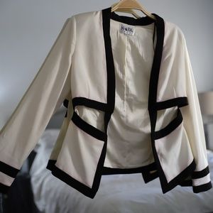 cut out blazer